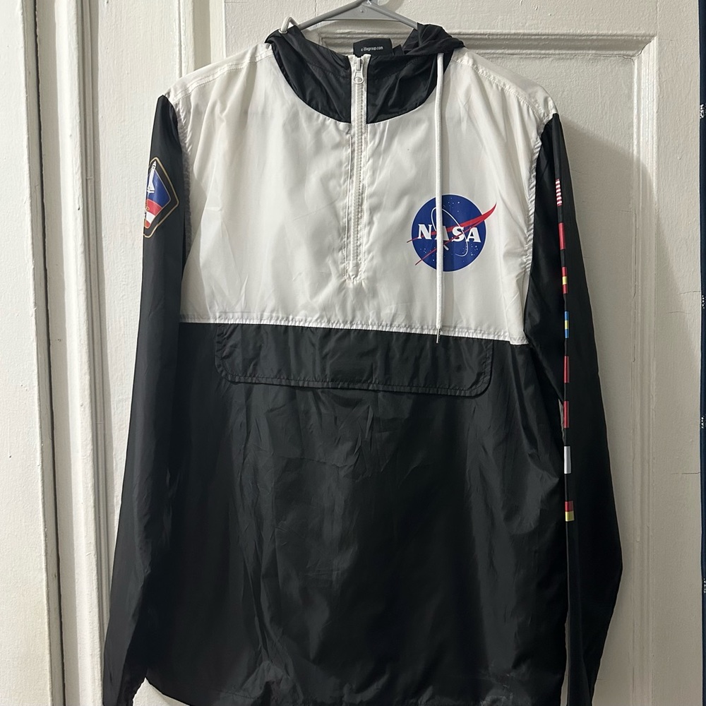 Windbreaker With Nasa Related Graphics - image 1